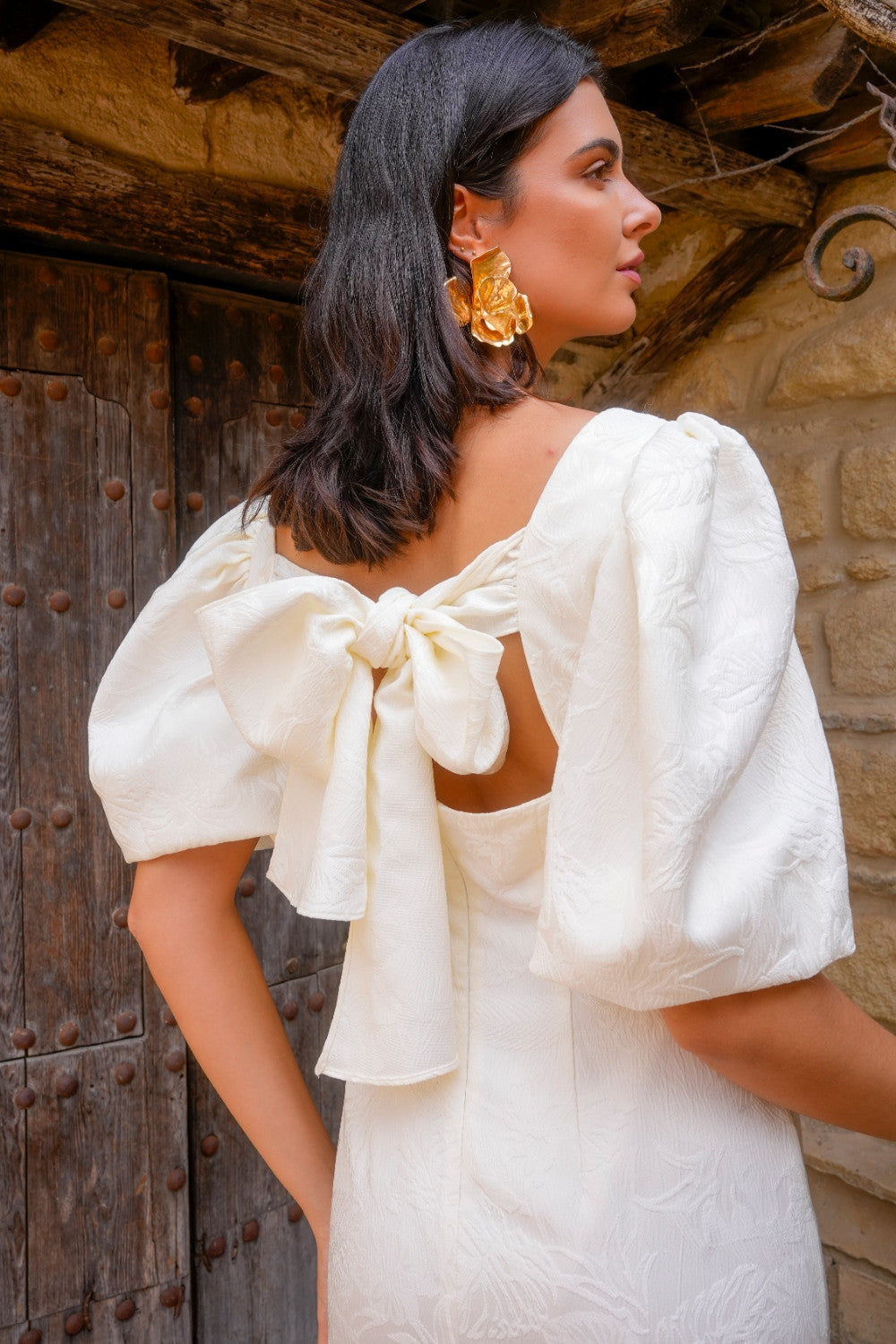 Vestido Azahar Marfil